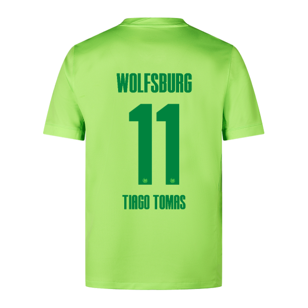 Wolfsburg Home Tiago Tomas 11 Jersey 24-25