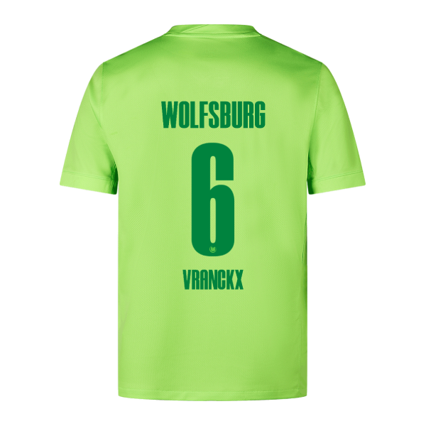 Wolfsburg Home Vranckx 6 Jersey 24-25