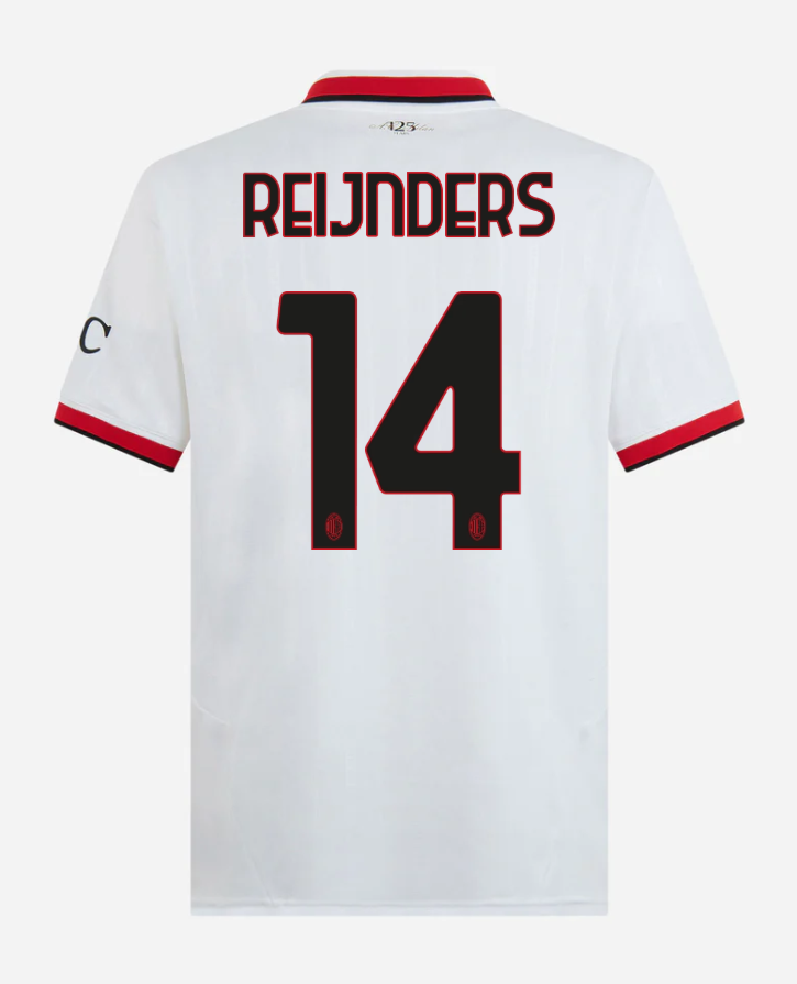 AC Milan Away Reijnders 14 Serie A Jersey 24-25