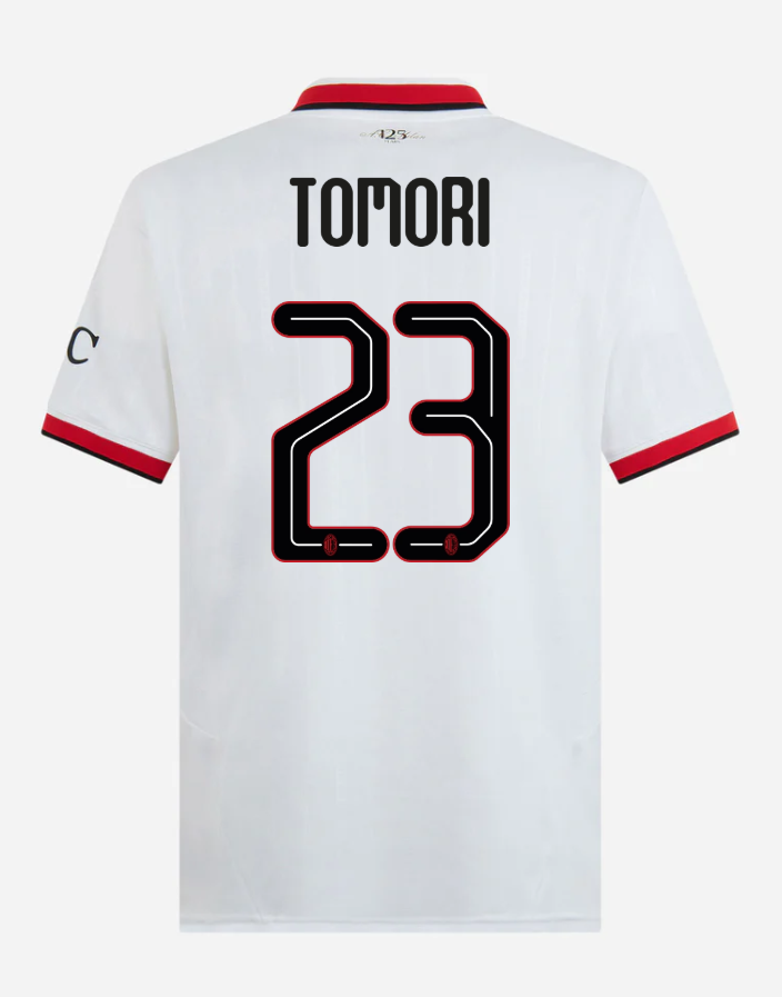 AC Milan Away Tomori 23 Champions League Jersey 24-25