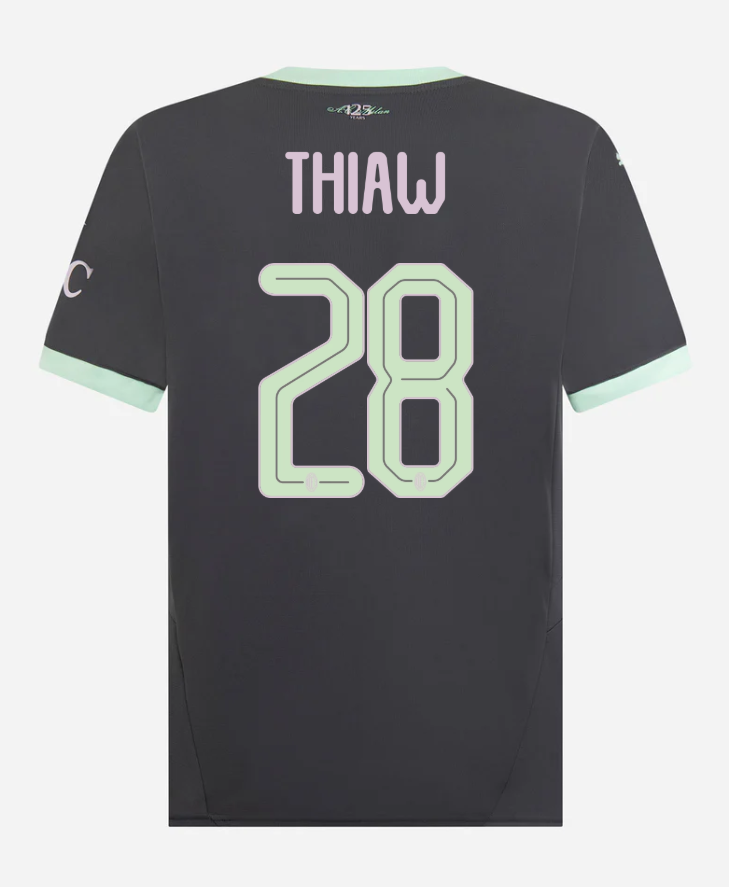 AC Milan Third Thiaw 28 Champions League Jersey 24-25