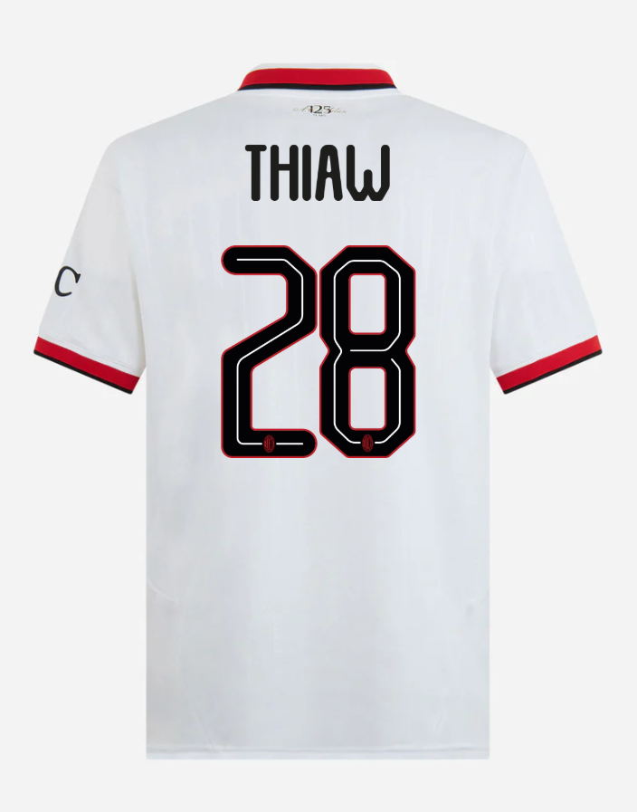 AC Milan Away Thiaw 28 Champions League Jersey 24-25