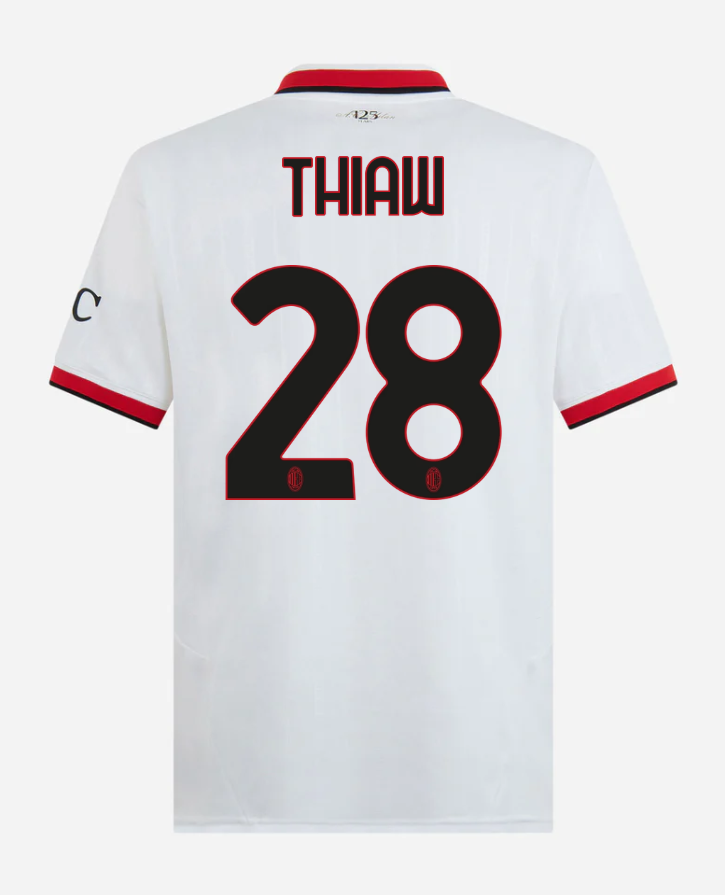 AC Milan Away Thiaw 28 Serie A Jersey 24-25