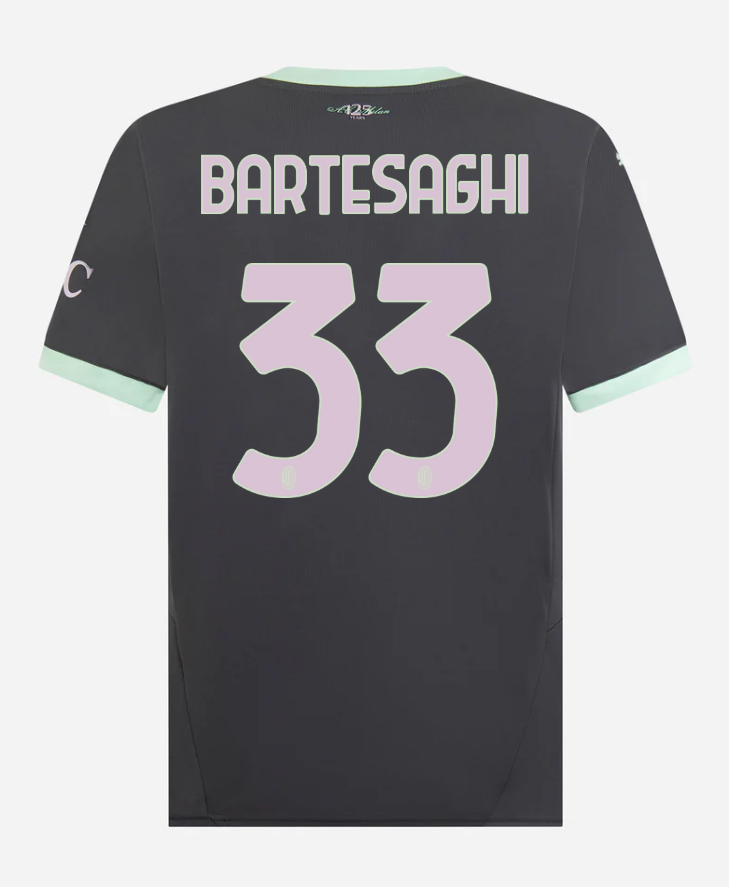 AC Milan Third Bartesaghi 33 Serie A Jersey 24-25