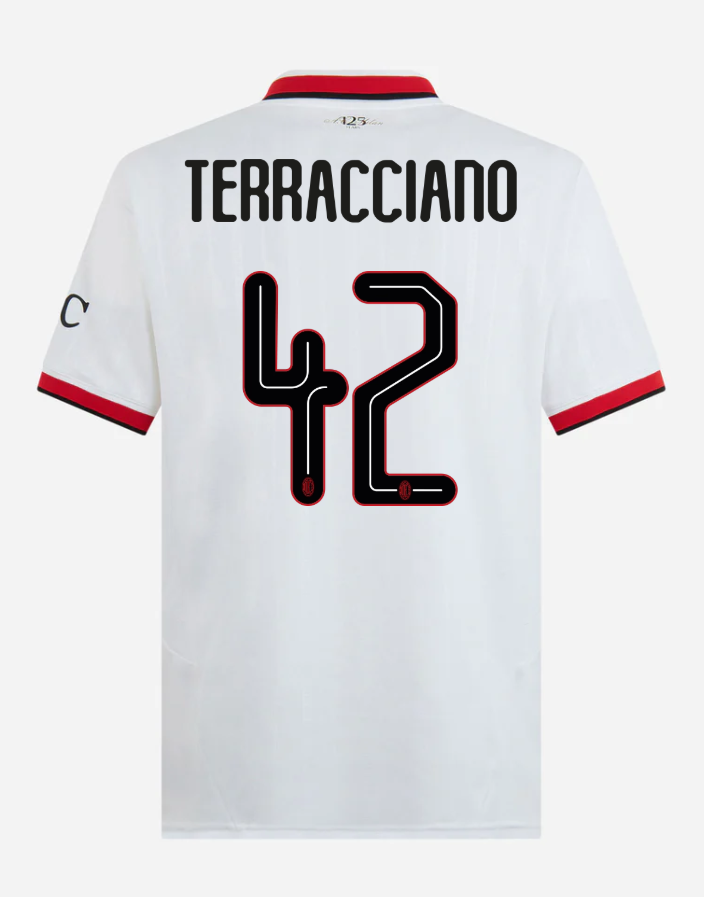 AC Milan Away Terracciano 42 Champions League Jersey 24-25