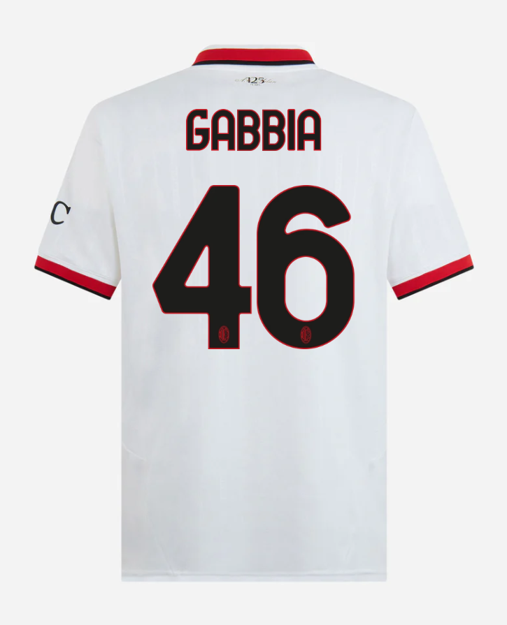 AC Milan Away GABBIA 46 Serie A Jersey 24-25