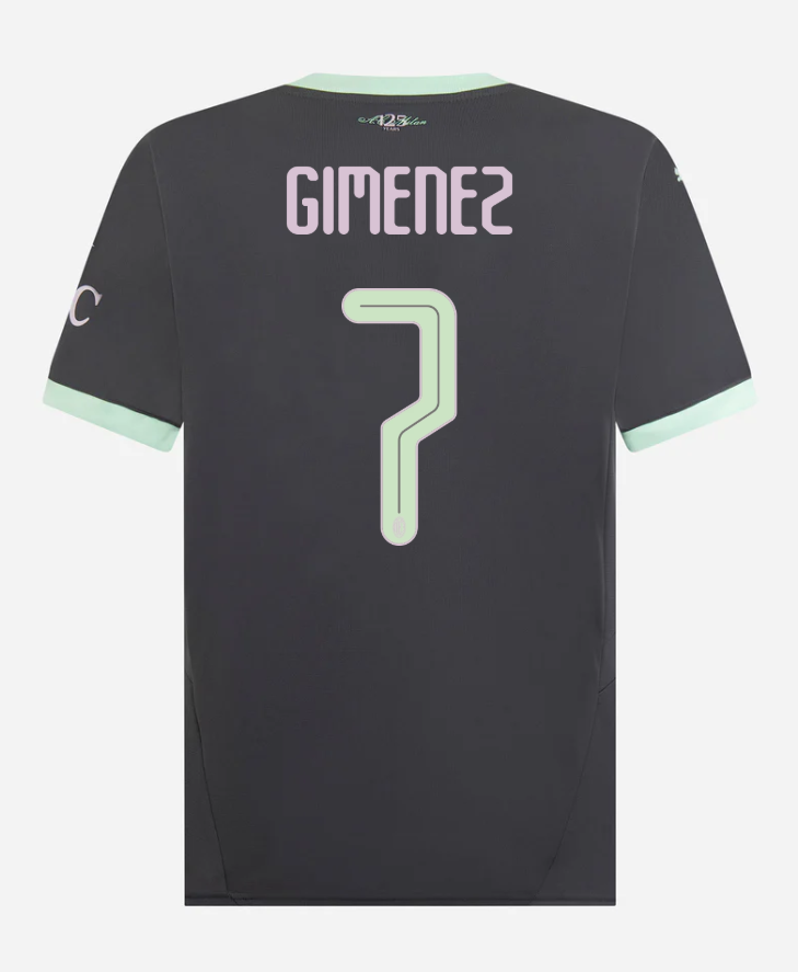 AC Milan Third Gimenez 7 Champions League Jersey 24-25