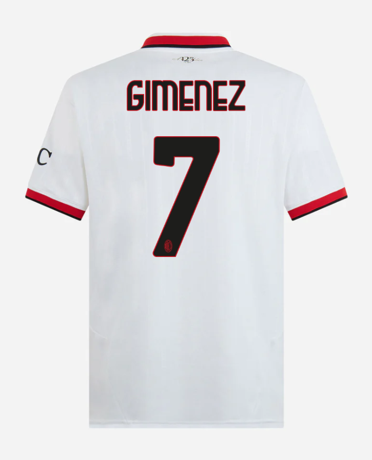 AC Milan Away Gimenez 7 Serie A Jersey 24-25