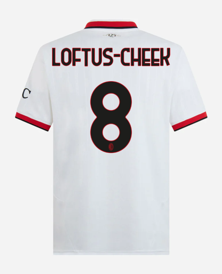 AC Milan Away Loftus-Cheek 8 Serie A Jersey 24-25