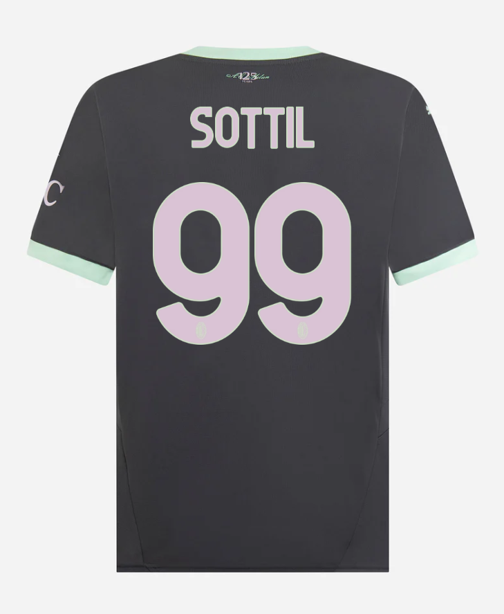 AC Milan Third Sottil 99 Serie A Jersey 24-25