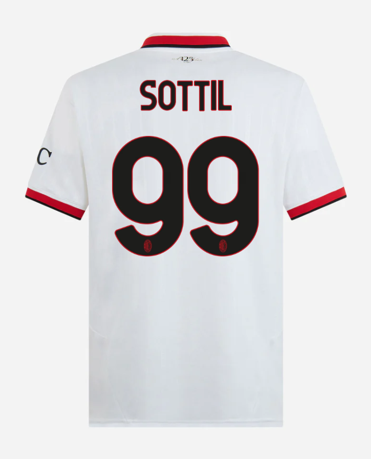 AC Milan Away Sottil 99 Serie A Jersey 24-25