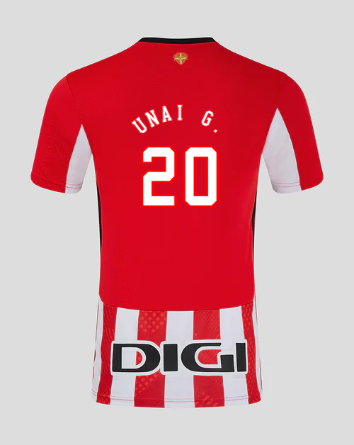 Athletic Bilbao Home Unai G. 20 Jersey 24-25