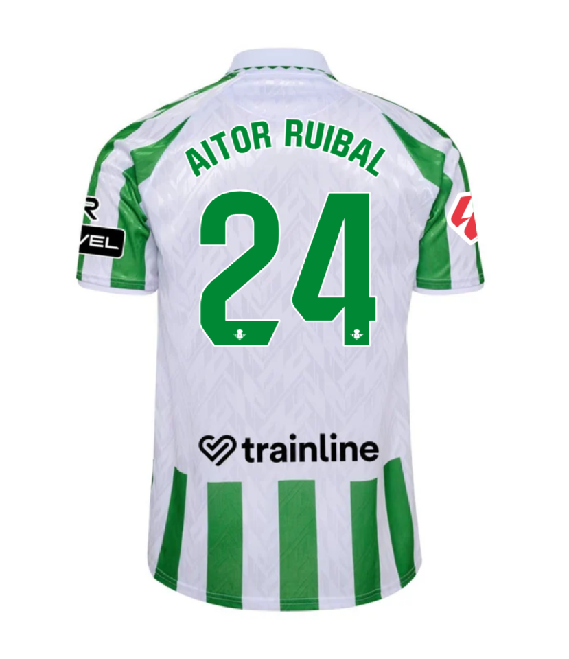 Real Betis Home AITOR RUIBAL 24 Jersey 24-25