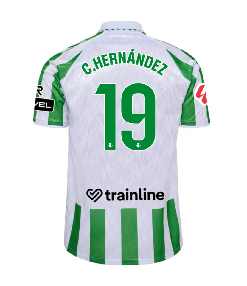 Real Betis Home C.HERNÁNDEZ 19 Jersey 24-25