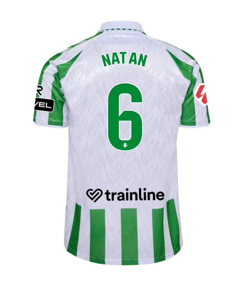 Real Betis Home NATAN 6 Jersey 24-25