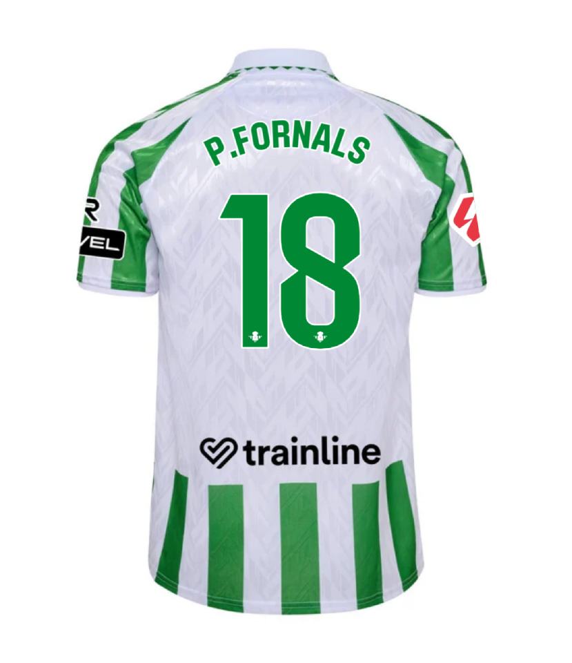 Real Betis Home P.FORNALS 18 Jersey 24-25