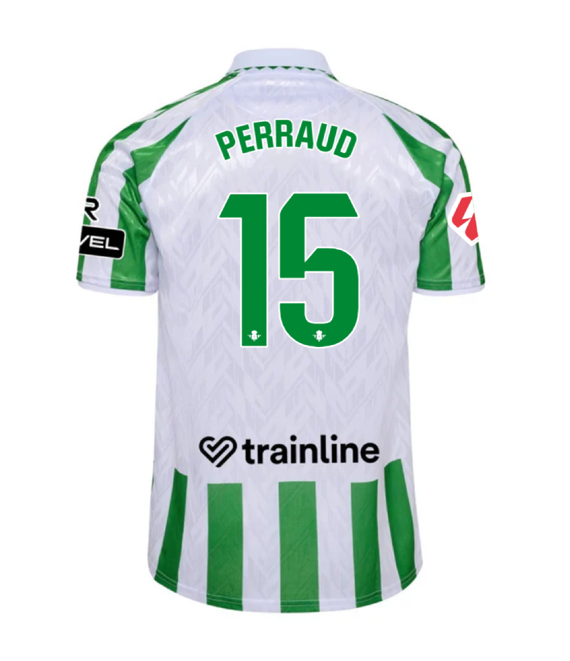 Real Betis Home PERRAUD 15 Jersey 24-25