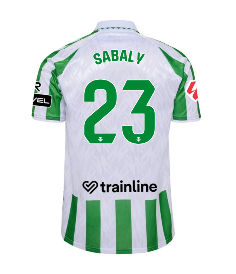 Real Betis Home SABALY 23 Jersey 24-25