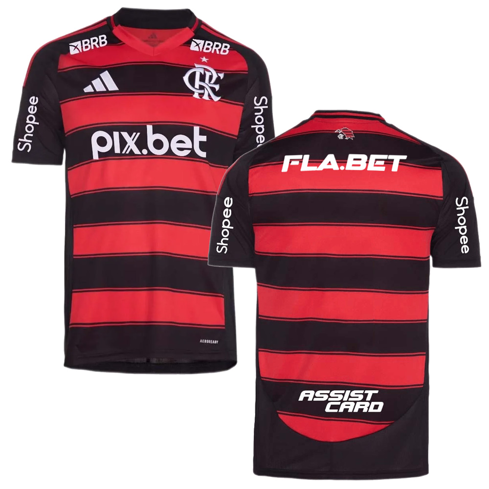 25-26 Flamengo Home Jersey Full Sponsor