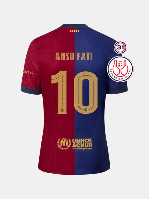 Barcelona Copa Del Rey Final ANSU FATI 10 Jersey 24-25