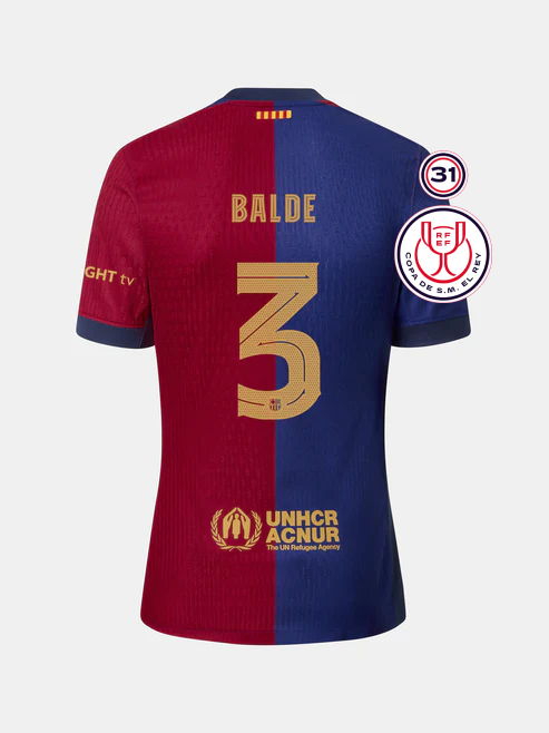 Barcelona Copa Del Rey Final BALDE 3 Jersey 24-25