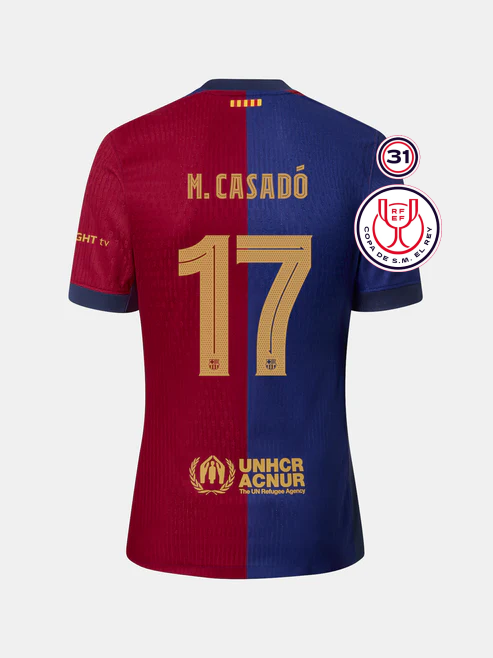 Barcelona Copa Del Rey Final M. CASADÓ 17 Jersey 24-25
