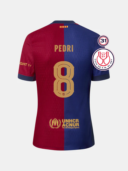 Barcelona Copa Del Rey Final PEDRI 8 Jersey 24-25