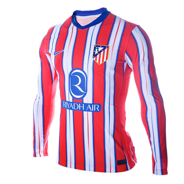 24-25 Atletico Madrid Home LS Jersey (Player Version)
