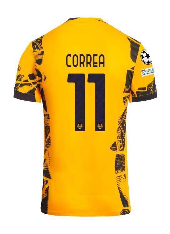 Inter Milan Champions League Final CORREA 11 Jersey 24-25