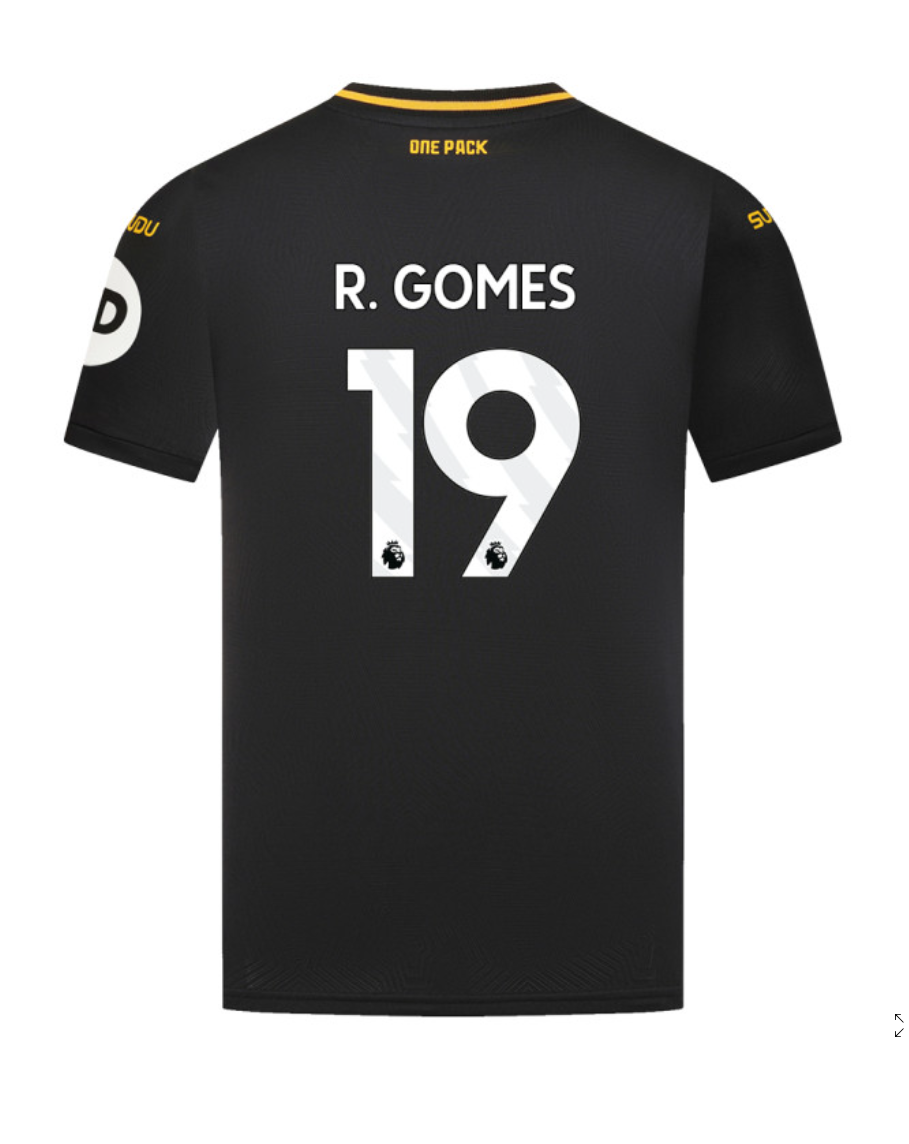 Wolverhampton Wanderers Away R. GOMES 19 Jersey 24-25