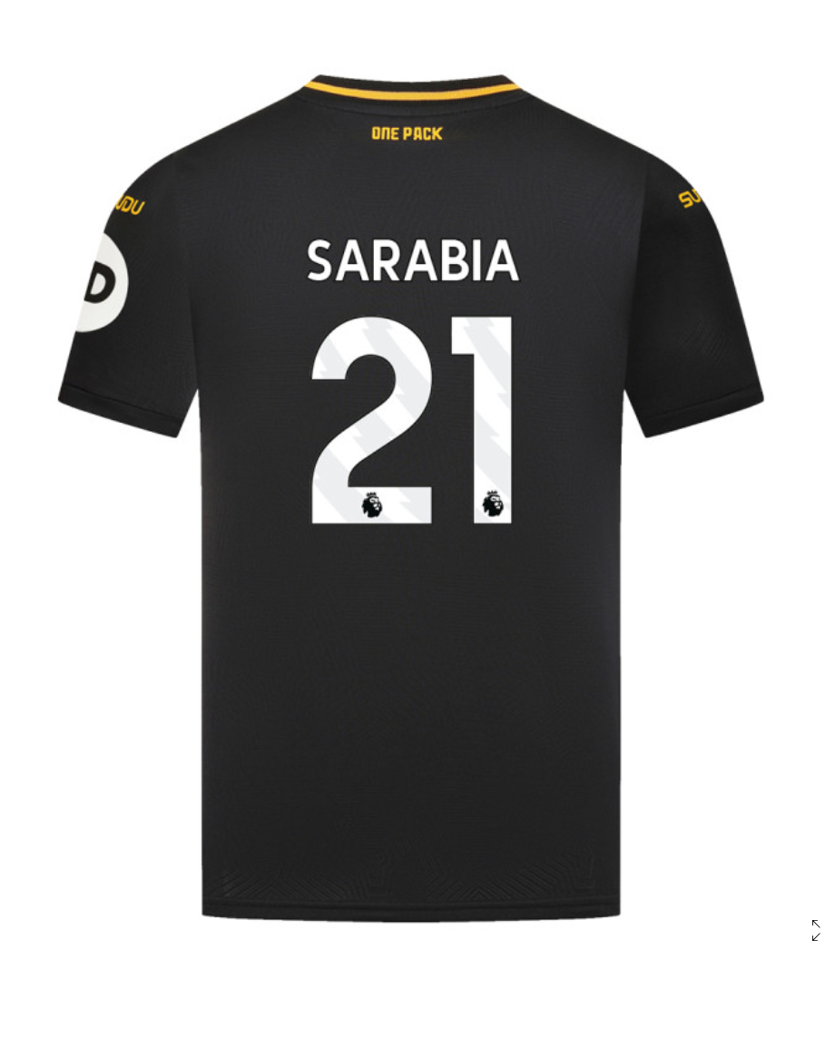 Wolverhampton Wanderers Away SARABIA 21 Jersey 24-25