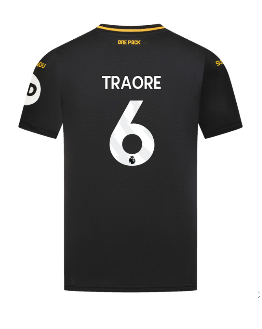 Wolverhampton Wanderers Away TRAORE 6 Jersey 24-25