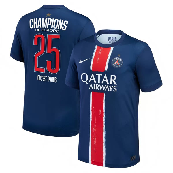 PSG Home UCL Champions 25 Special Jersey 24-25