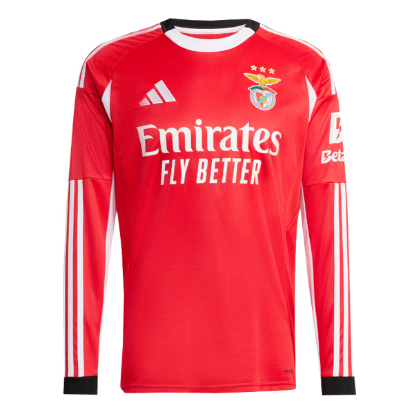 Benfica Home Long Sleeve Jersey 25-26