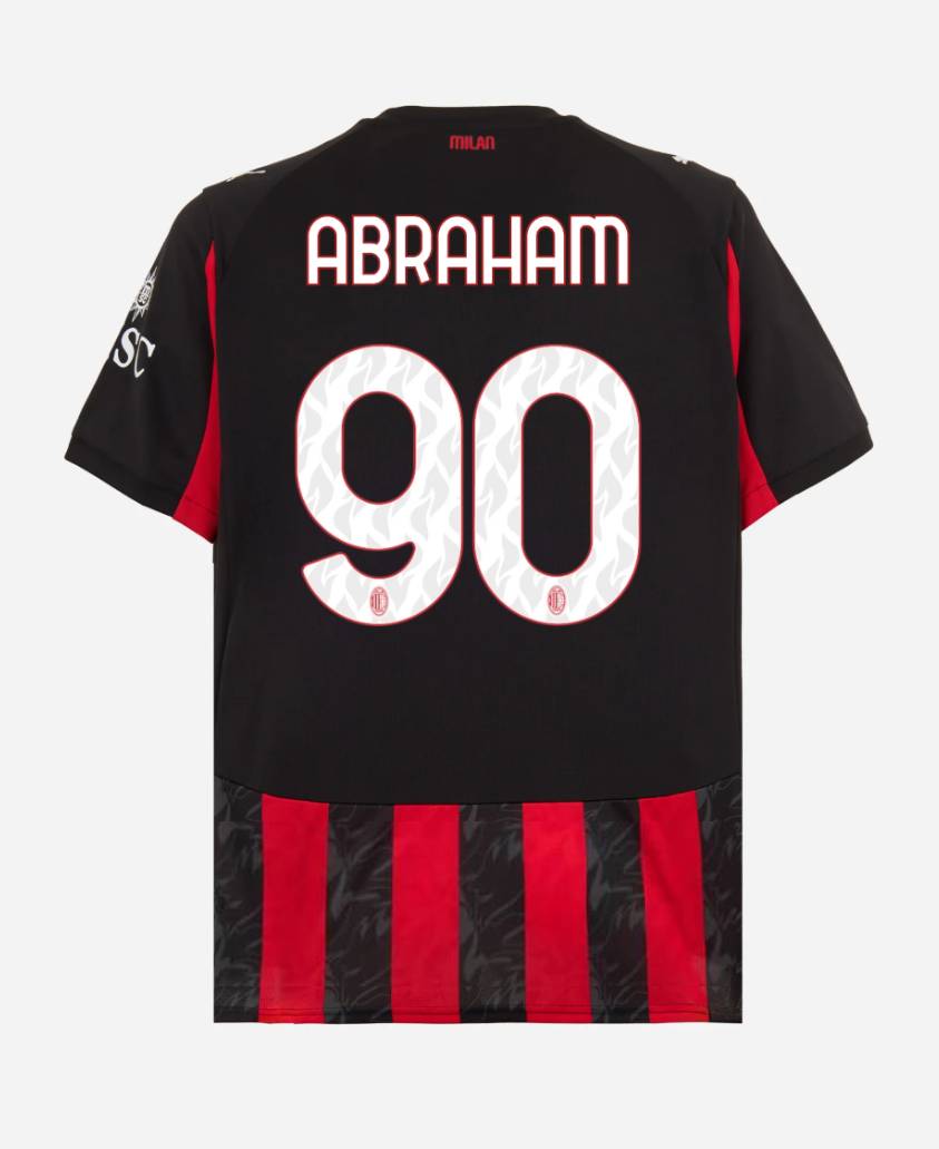 AC Milan Home ABRAHAM 90 Jersey 25-26