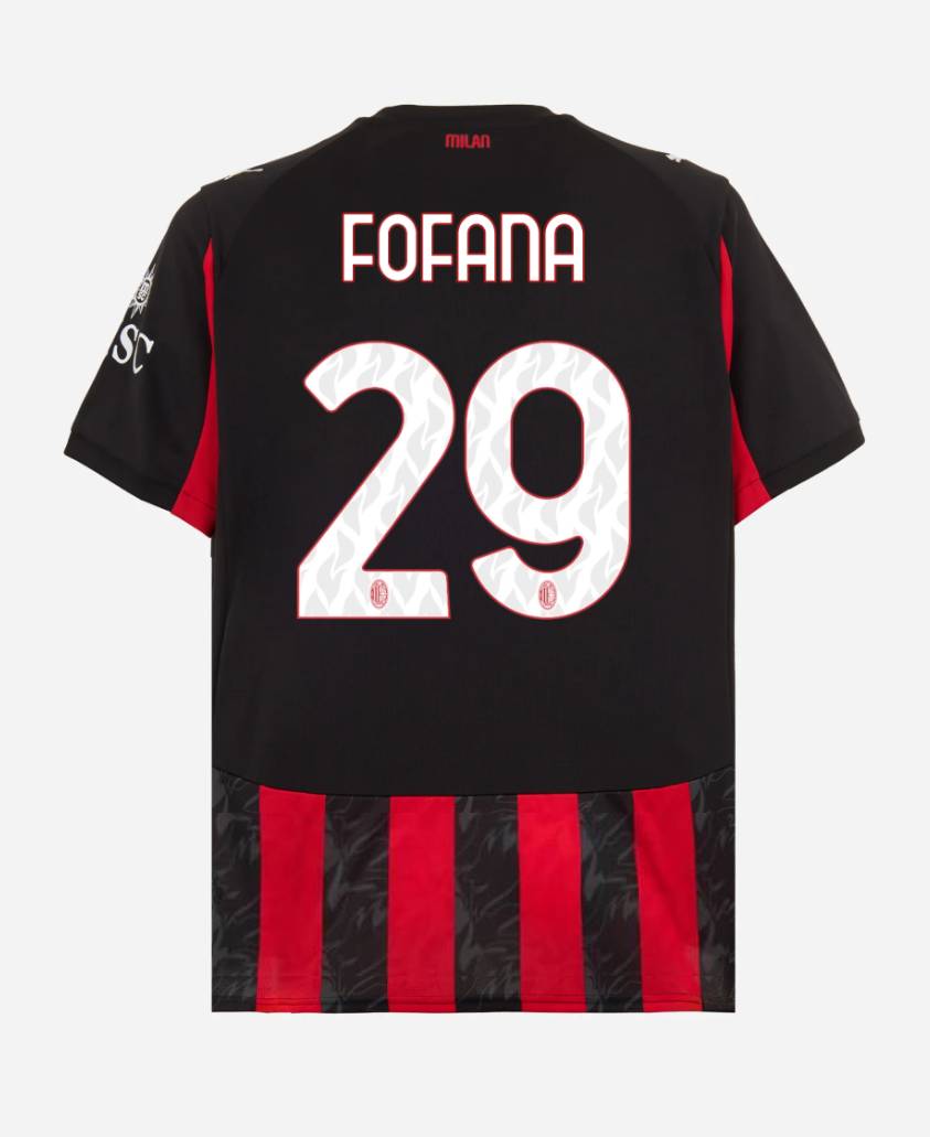 AC Milan Home FOFANA 29 Jersey 25-26