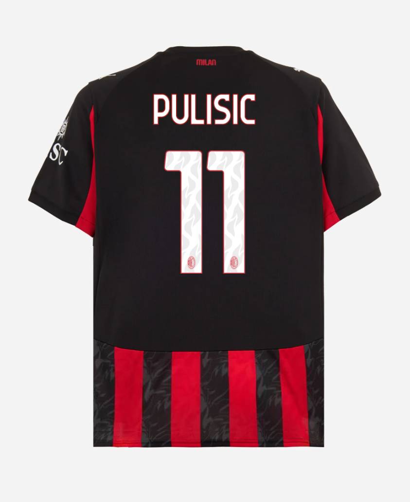 AC Milan Home PULISIC 11 Jersey 25-26