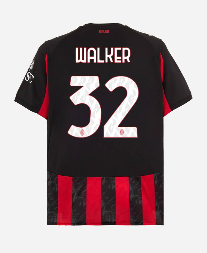 AC Milan Home WALKER 32 Jersey 25-26