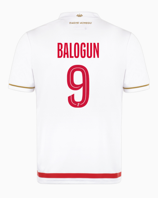 AS Monaco Home BALOGUN 9 Jersey 25-26