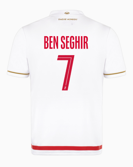 AS Monaco Home BEN SEGHIR 7 Jersey 25-26