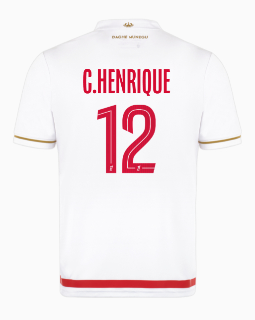 AS Monaco Home C.HENRIQUE 12 Jersey 25-26