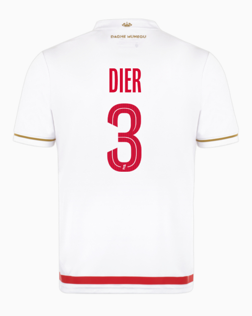 AS Monaco Home DIER 3 Jersey 25-26
