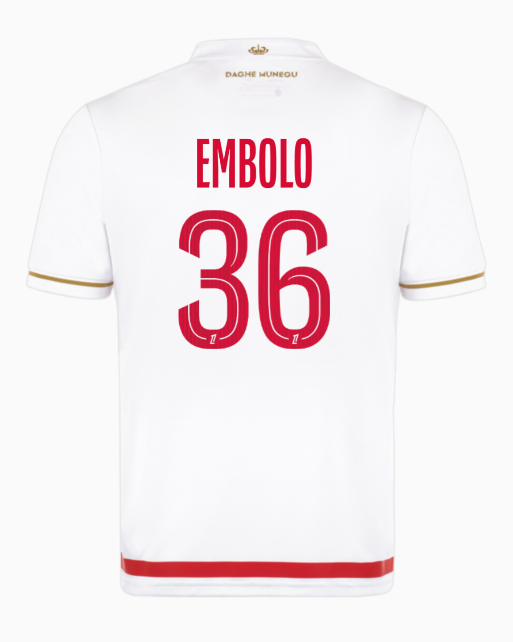 AS Monaco Home EMBOLO 36 Jersey 25-26