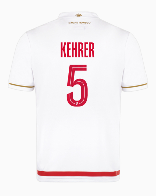 AS Monaco Home KEHRER 5 Jersey 25-26