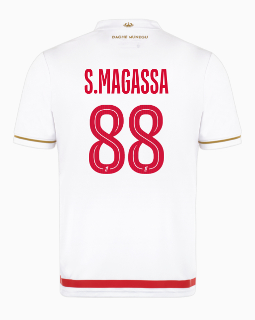 AS Monaco Home MAGASSA 88 Jersey 25-26
