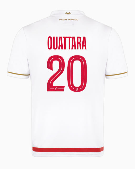 AS Monaco Home OUATTARA 20 Jersey 25-26