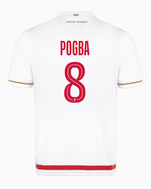 AS Monaco Home POGBA 8 Jersey 25-26
