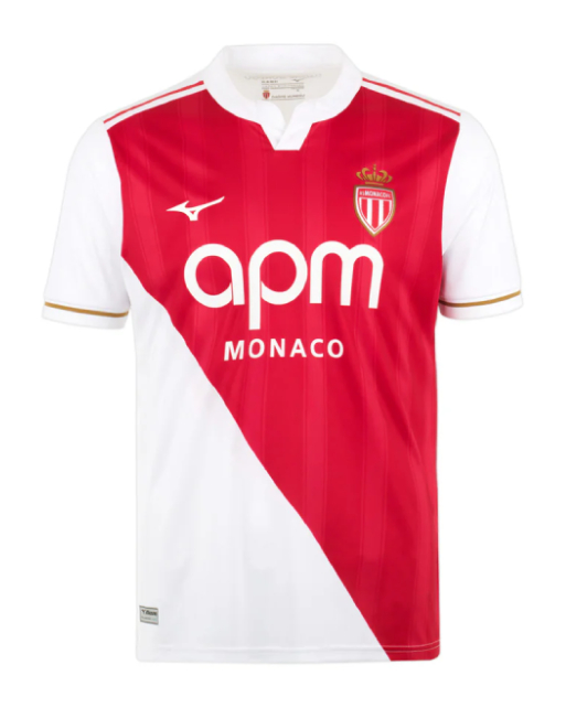 AS Monaco Home Players Jersey 25-26