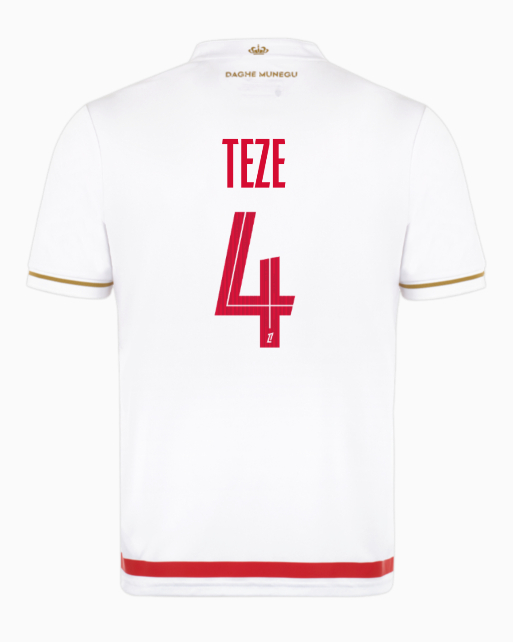 AS Monaco Home TEZE 4 Jersey 25-26