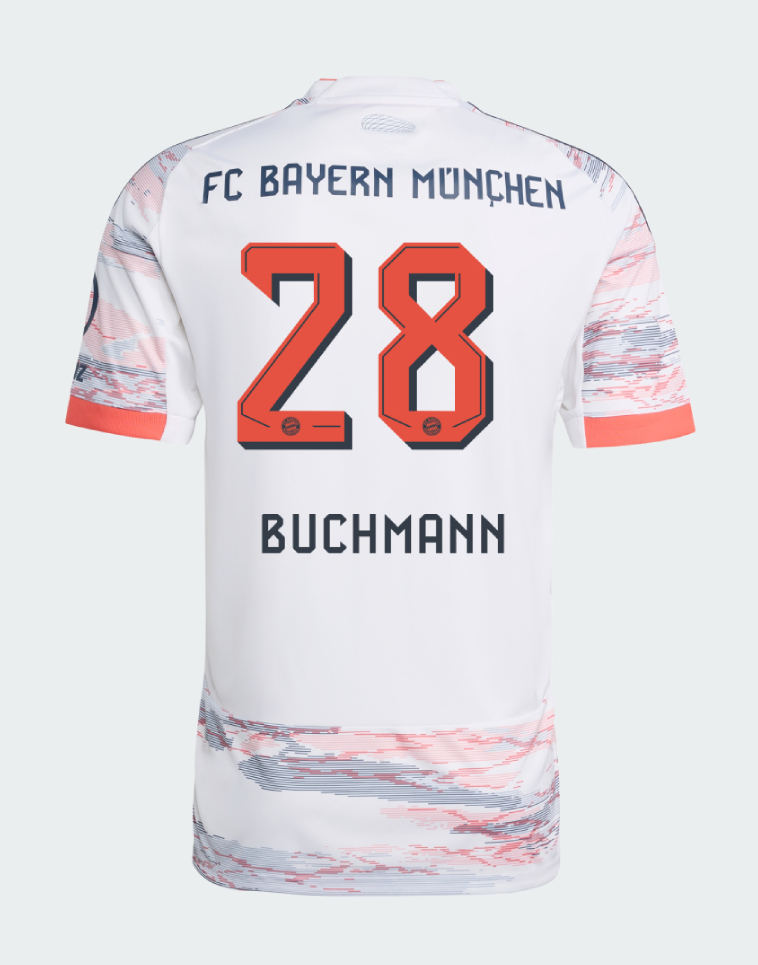Bayern Munich Away Buchmann 28 Jersey 25-26